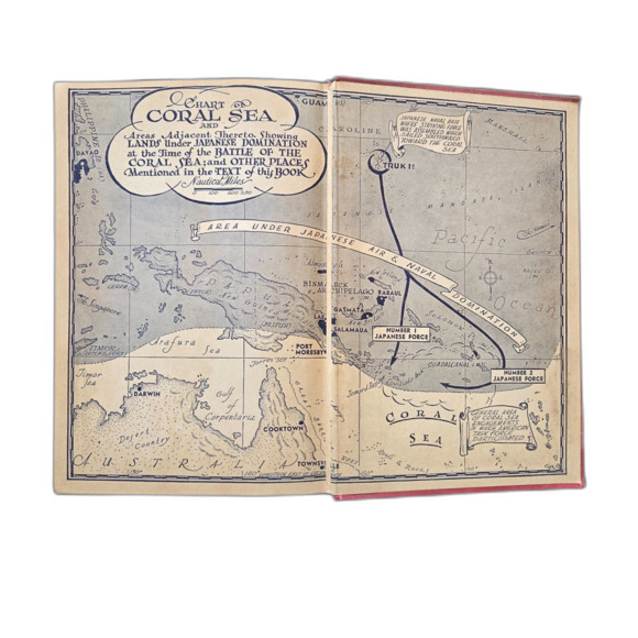 SIGNED Queen of the Flat-Tops By Stanley Johnston; 2nd Print 1942 - Picture 8 of 10